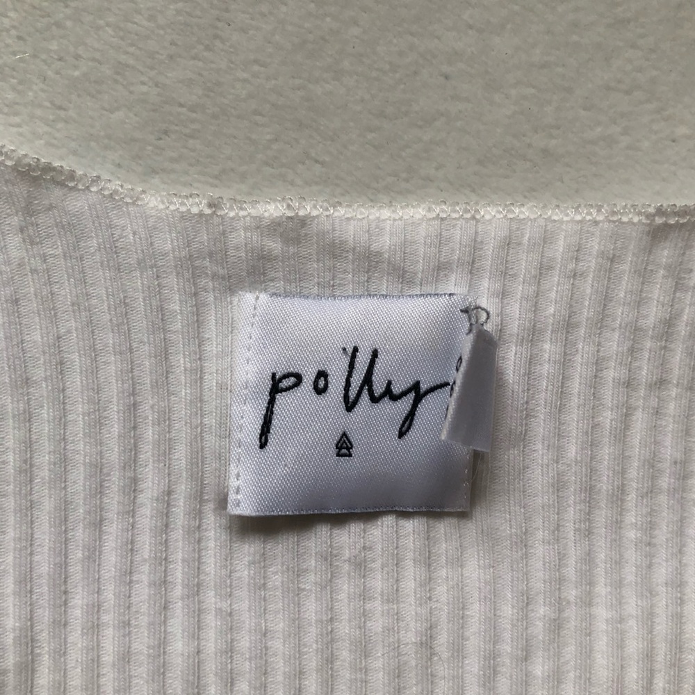 White cropped Princess Polly top - Picture 3 of 3